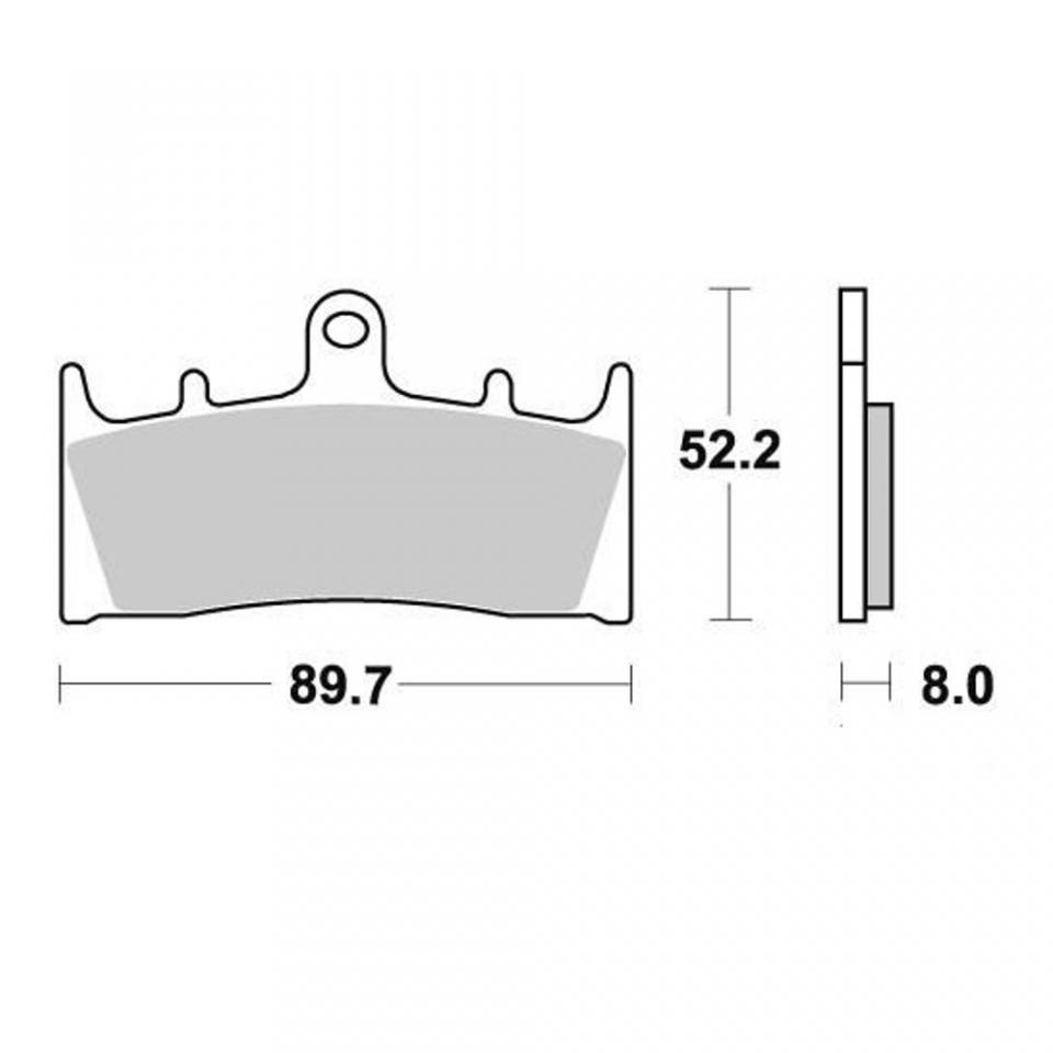 Plaquette de frein AP Racing pour moto Suzuki 1200 Bandit 2001-2005 Neuf