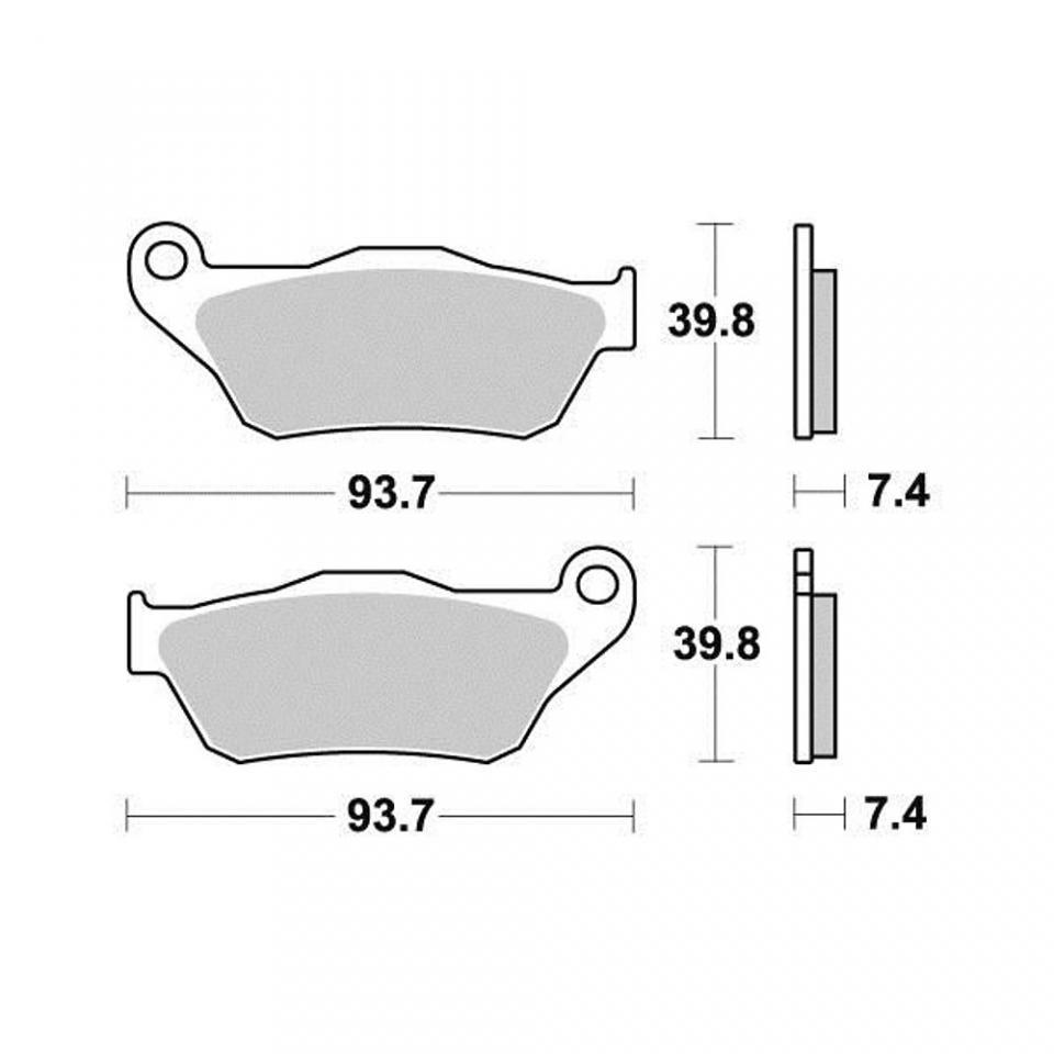 Plaquette de frein Malossi pour Scooter MBK 125 Skycruiser 2006 à 2009 6215023BB / 6216897 / AV Neuf