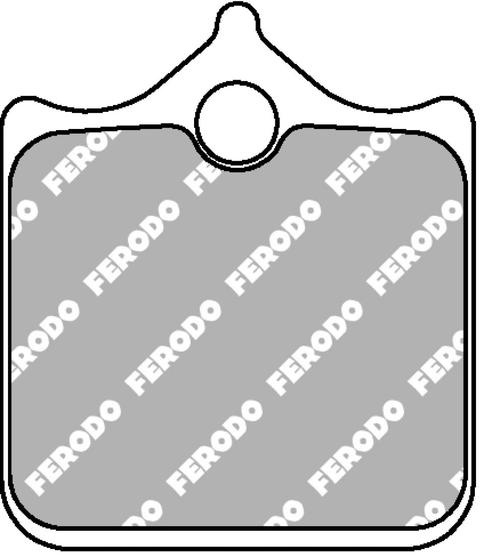 Plaquette de frein Ferodo pour Moto KTM 990 Super duke 2007 à 2013 AV Neuf