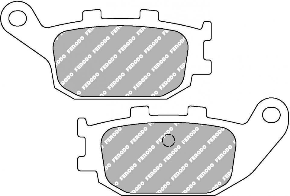 Plaquette de frein Ferodo pour Moto Honda 250 Jazz 2003 à 2004 MF07A / AR Neuf