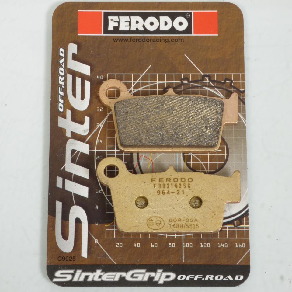 Plaquette de frein Ferodo pour Moto Sherco 510 Se 5.1 I F 4T Enduro 2007 à 2011 AR Neuf
