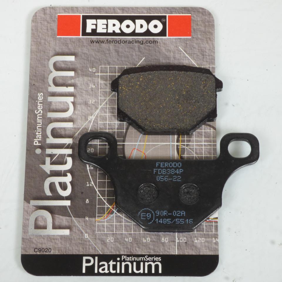 Plaquette de frein Ferodo pour Moto Derbi 125 Mulhacen 2008 à 2013 AR Neuf