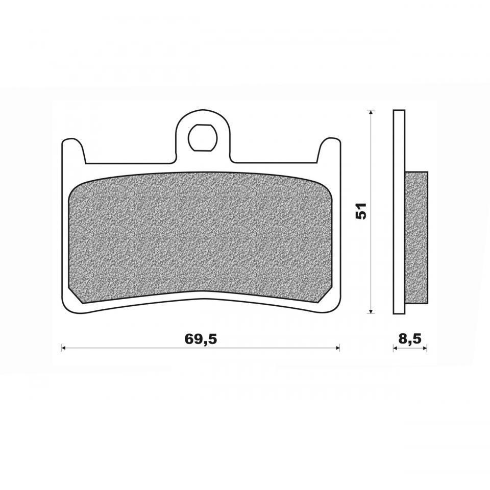 Plaquette de frein Newfren pour Scooter Yamaha 530 Tmax 2012 à 2020 Neuf