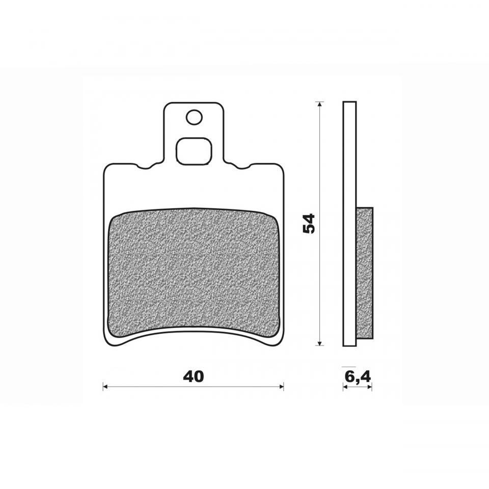 Plaquette de frein Newfren pour Scooter MBK 50 Booster Spirit 1996 à 1999 Neuf