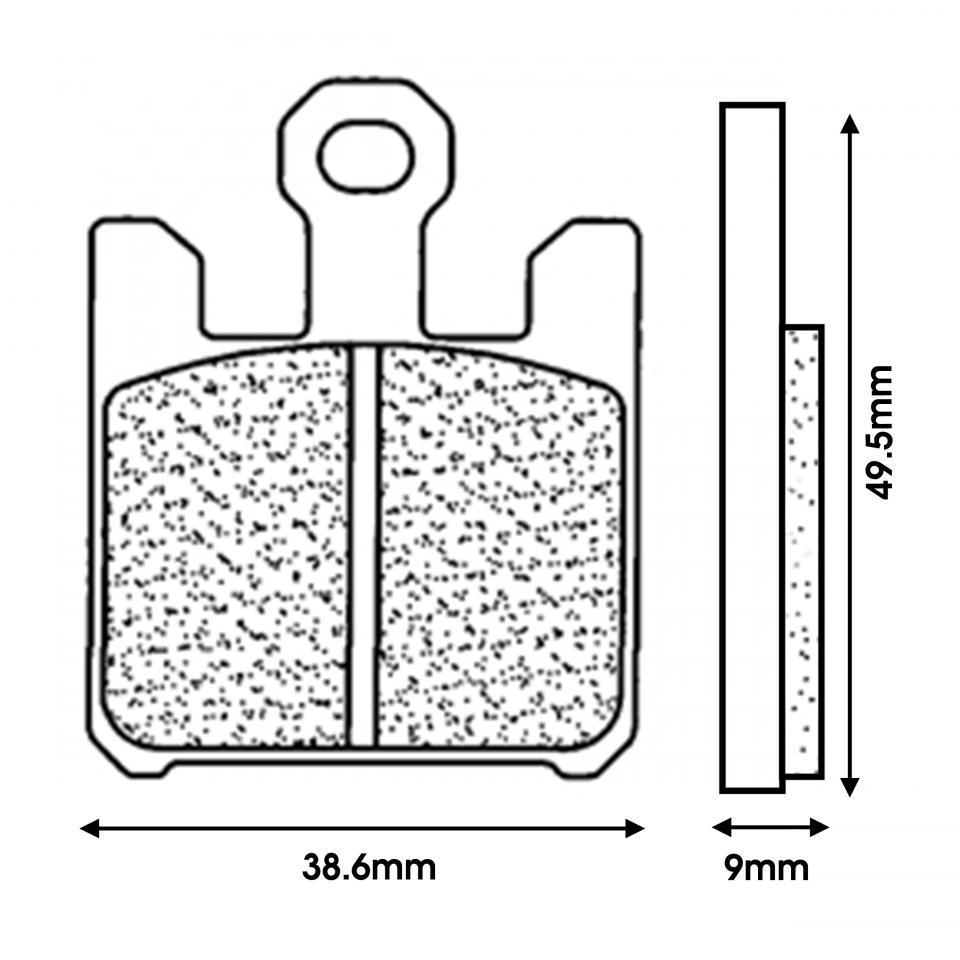 Plaquette de frein CL BRAKES pour Moto Suzuki 650 SV Après 2005 Neuf