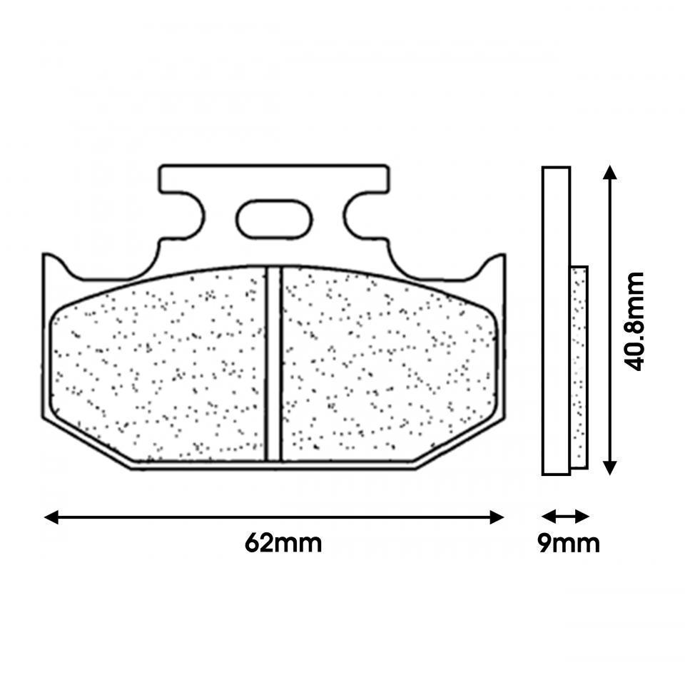 Plaquette de frein CL BRAKES pour Moto Husqvarna 400 WR 1998 à 2020 Neuf