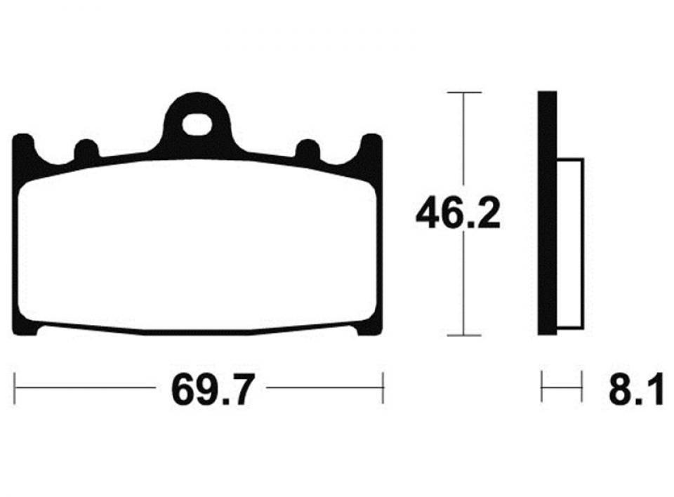 Plaquette de frein Bendix pour moto Suzuki 600 GSXR 1997-2003 MF131 Neuf