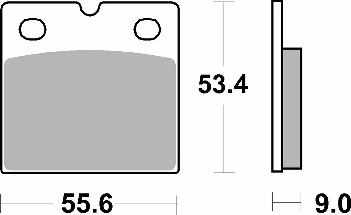 Plaquette de frein SBS pour Moto Ducati 851 Kit 1988 à 1991 AR Neuf