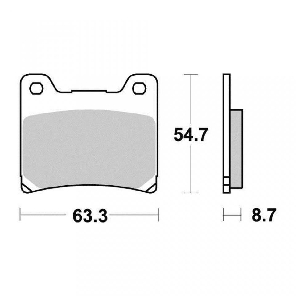 Plaquette de frein AP Racing pour moto Yamaha 1000 XV Virago 1984-1987 LMP155 Neuf