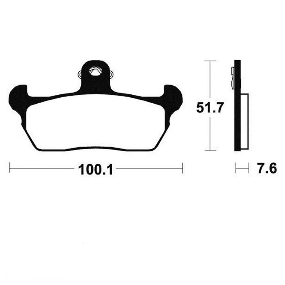 Plaquette de frein Brembo pour Moto Cagiva 80 Super city 1994 à 1996 AV Neuf