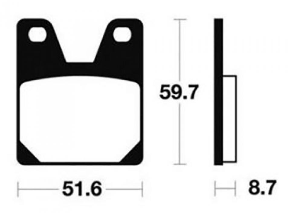 Plaquette de frein Bendix pour moto Yamaha 750 R7 1999 - 2002 MR233 Neuf