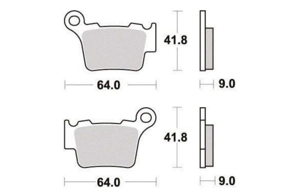 Plaquette de frein Factor Brakes pour moto Husaberg 250 FE 2012-2014 FA368TT Neuf en destockage