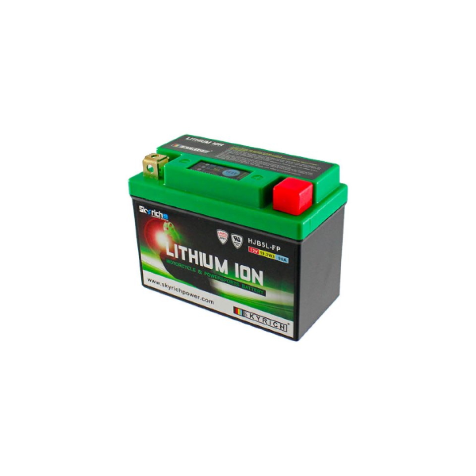 Batterie Lithium Skyrich pour Moto Aprilia 125 RX R 1990 à 1995 YB5L-B / HJB5L-FP / 12V 1.6Ah Neuf