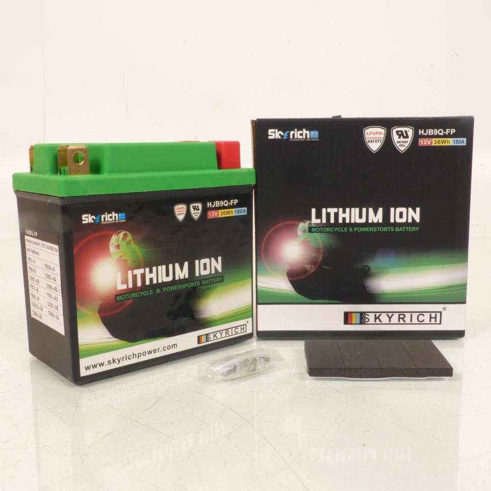 Batterie Lithium Skyrich pour Moto Benelli 500 TRK 502 ABS EURO4 2017 à 2019 BSLi-03 / LFPX9 / 12V 36Wh Neuf