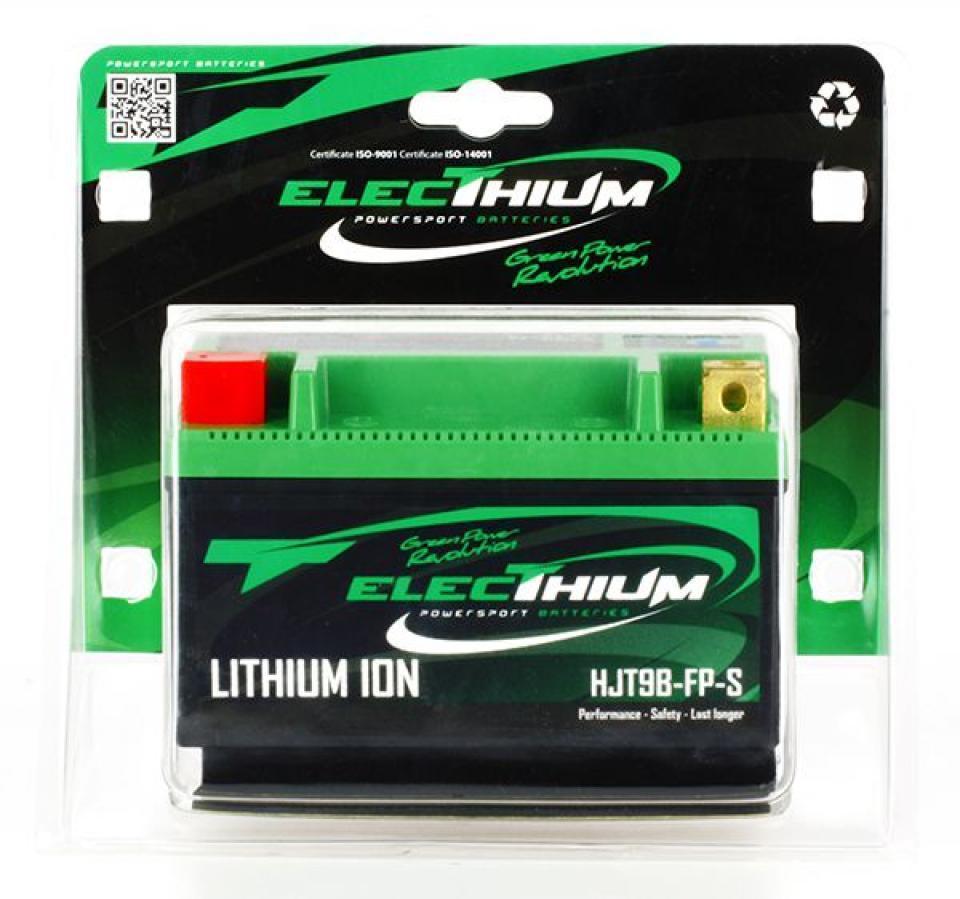 Batterie Lithium Electhium pour Moto Yamaha 600 R6 2001 à 2005 YT9B-BS / HJT9B-FP-S / 12.8V 3Ah Neuf