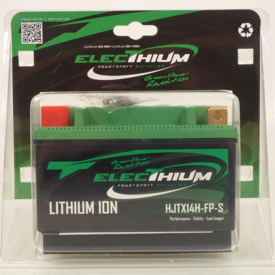 Batterie Lithium Electhium pour Quad Honda 400 Trx Fw 1995 à 2000 HJTX14H-FP-S / 12V 4Ah Neuf