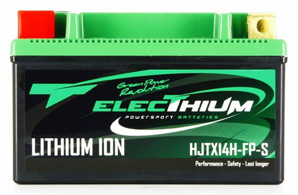 Batterie Lithium Electhium pour Moto Honda 1300 Vtx S Retro 2003 à 2008 HJTX14H-FP-S / 12V 4Ah Neuf
