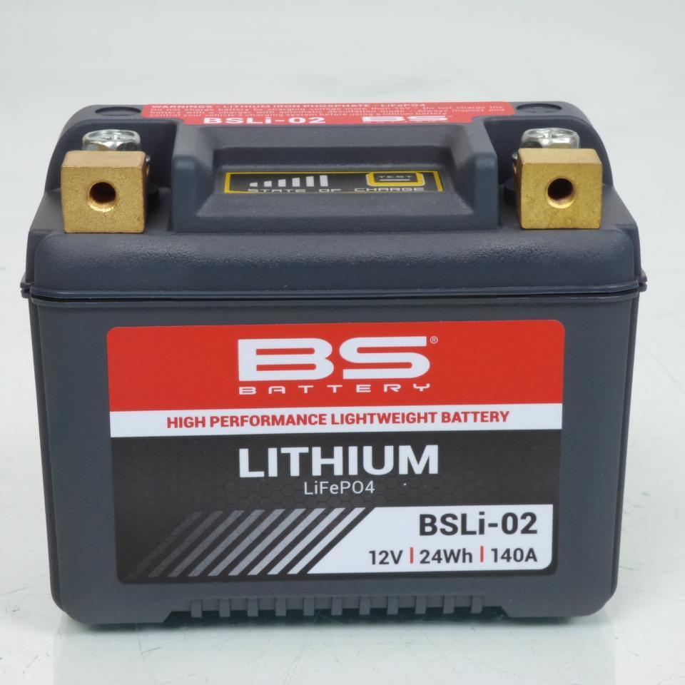 Batterie Lithium BS Battery pour Scooter Piaggio 80 Typhoon 1995 YB5L-B / HJB5L-FP / 12V 1.6Ah Neuf