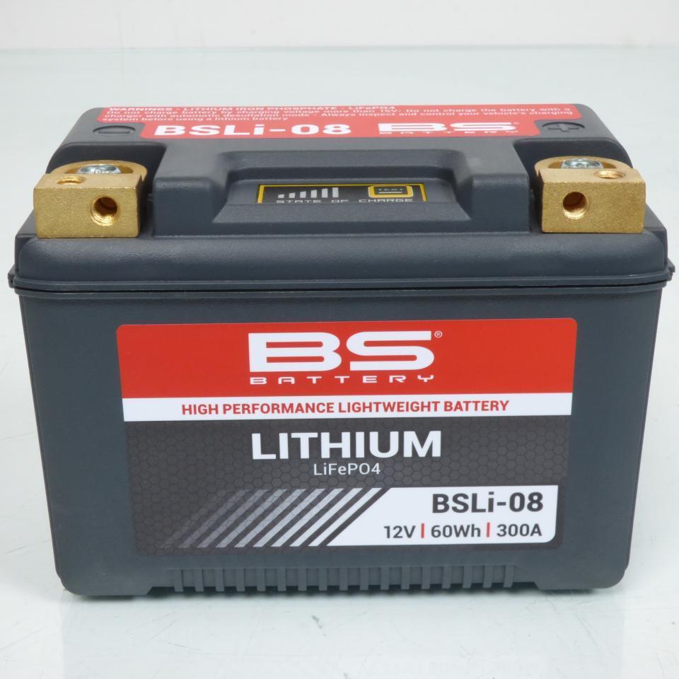 Batterie Lithium BS Battery pour Moto Buell 1125 R 2009 à 2010 YTX14L-BS HJTX14AHQ-FP / 12Ah Neuf