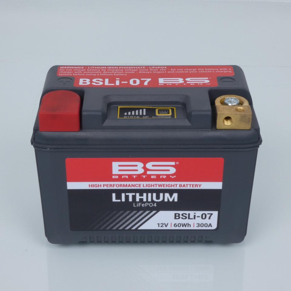 Batterie Lithium BS Battery BSLi-07 / 12V 60Wh pour moto scooter quad Neuf