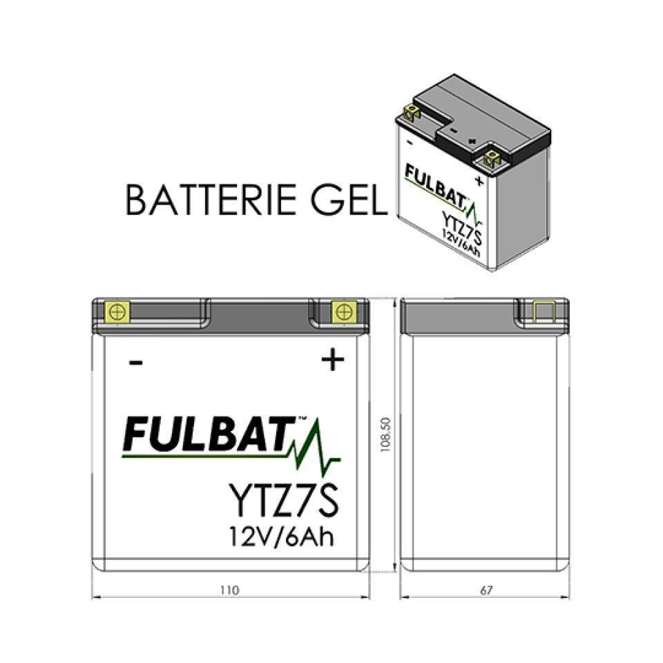 Batterie SLA Fulbat pour Moto Yamaha 1000 MT-10 Tourer Edition 2018 à 2000 Neuf
