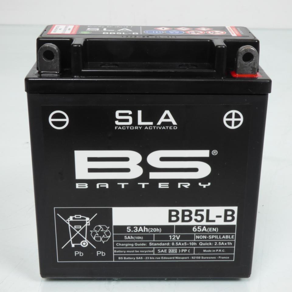 Batterie SLA BS Battery pour Scooter Suzuki 50 Uf Estilete 2001 à 2003 YB5L-B / 12V 1.6Ah Neuf