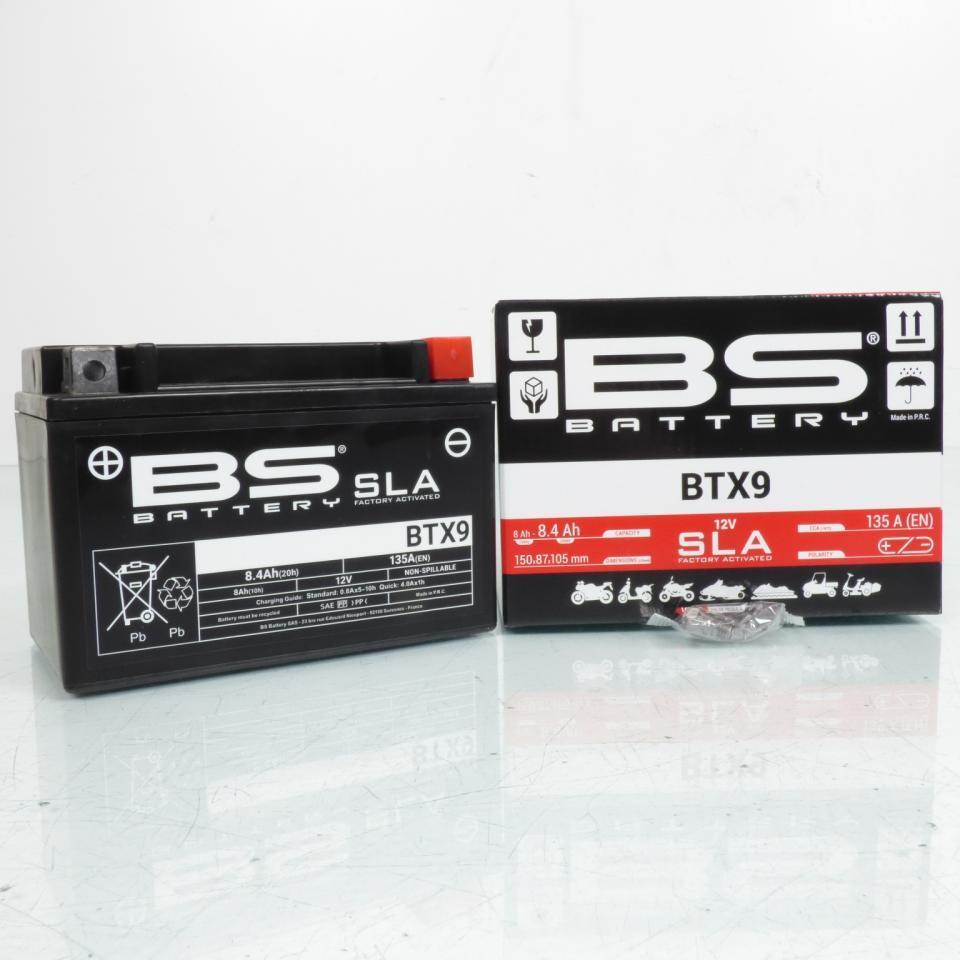 Batterie SLA BS Battery pour Moto Benelli 500 502 C 2019 à 2022 YTX9 / 12V 8.4Ah Neuf
