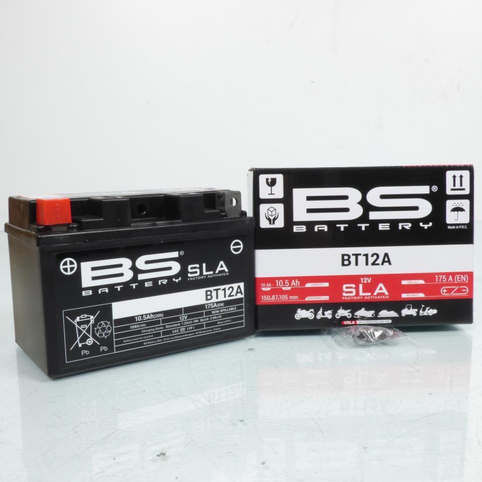 Batterie SLA BS Battery pour pour Moto KTM 640 LC4 SM KICK 1998 à 1999 YT12A / 12V 10.5Ah Neuf