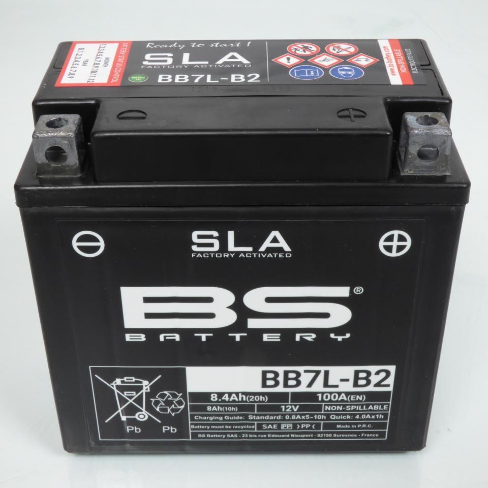 Batterie SLA BS Battery pour Scooter Peugeot 100 Elyseo 1997 à 2004 YB7L-B2 / 12V 8Ah Neuf
