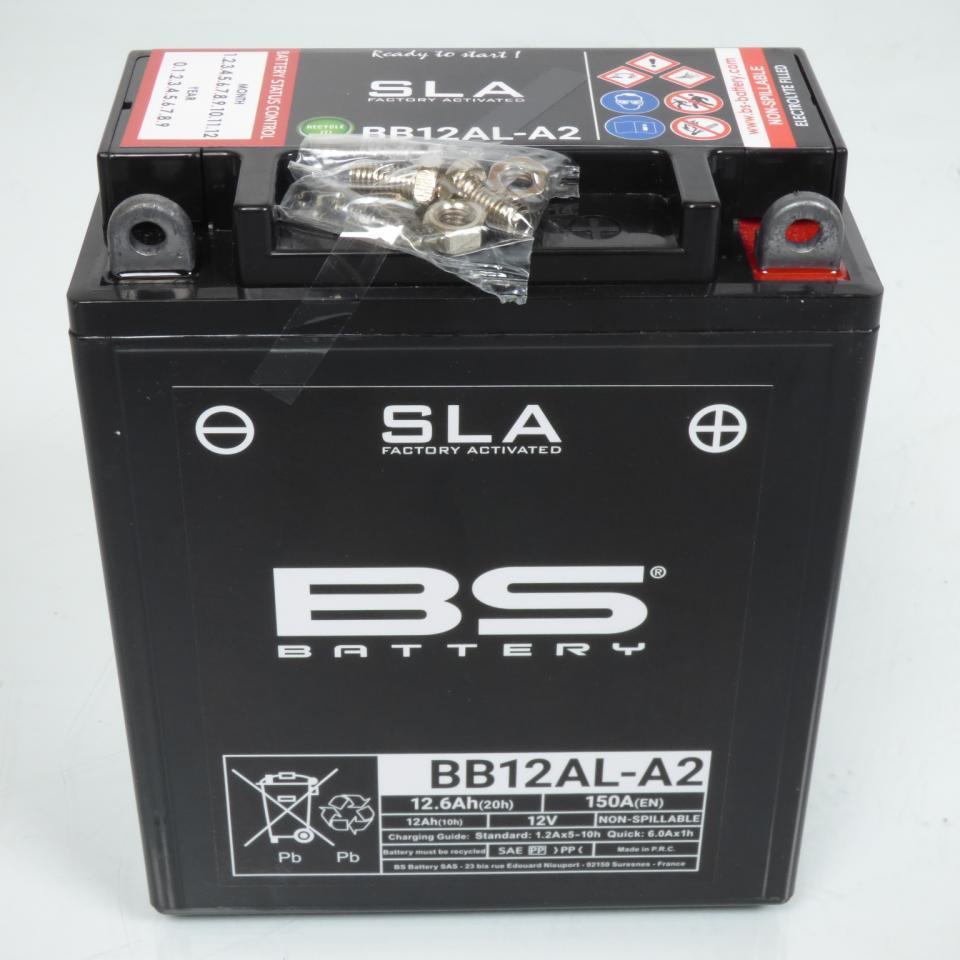 Batterie SLA BS Battery pour Scooter Aprilia 200 Scarabeo 1999 à 2006 YB12AL-A2 / 12V 12Ah Neuf