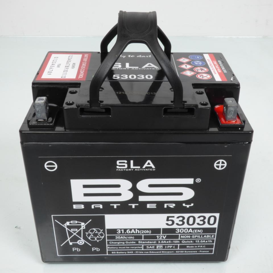 Batterie SLA BS Battery pour Moto BMW 1000 R 100 Cs 1981 à 1988 53030 / 12V 30Ah Neuf