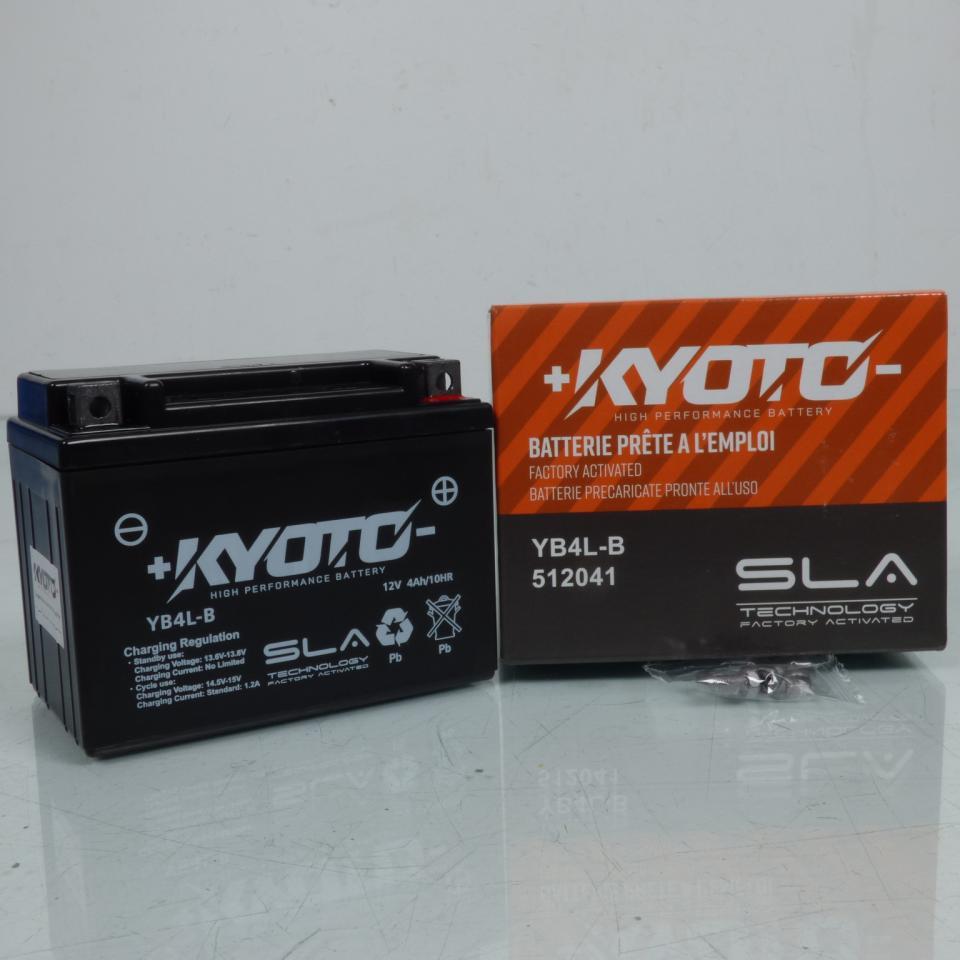 Batterie SLA Kyoto pour Moto Aprilia 50 Rs Extrema - Showa 1995 à 1998 YB4L-B SLA / 12V 4Ah Neuf