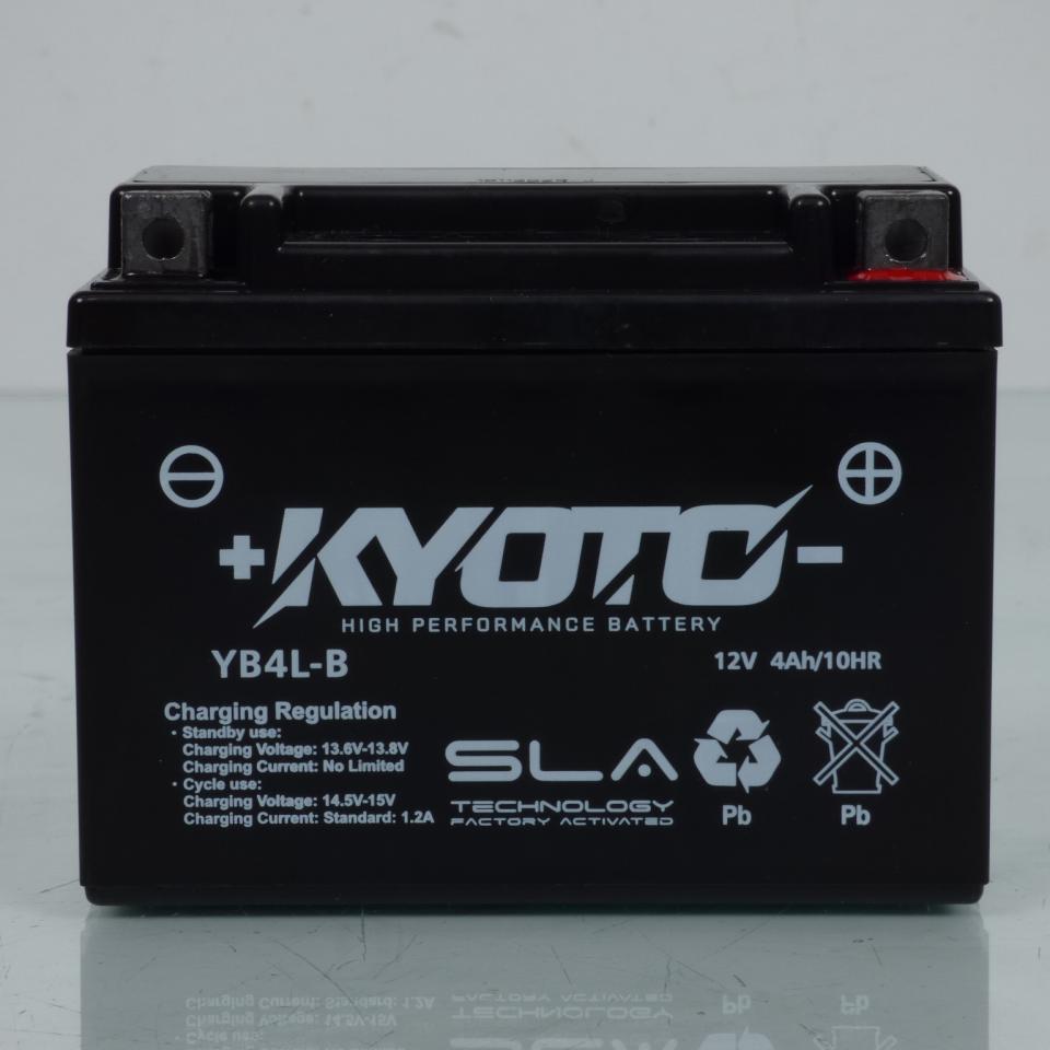 Batterie SLA Kyoto pour Moto Aprilia 50 Rs Extrema - Showa 1995 à 1998 YB4L-B SLA / 12V 4Ah Neuf