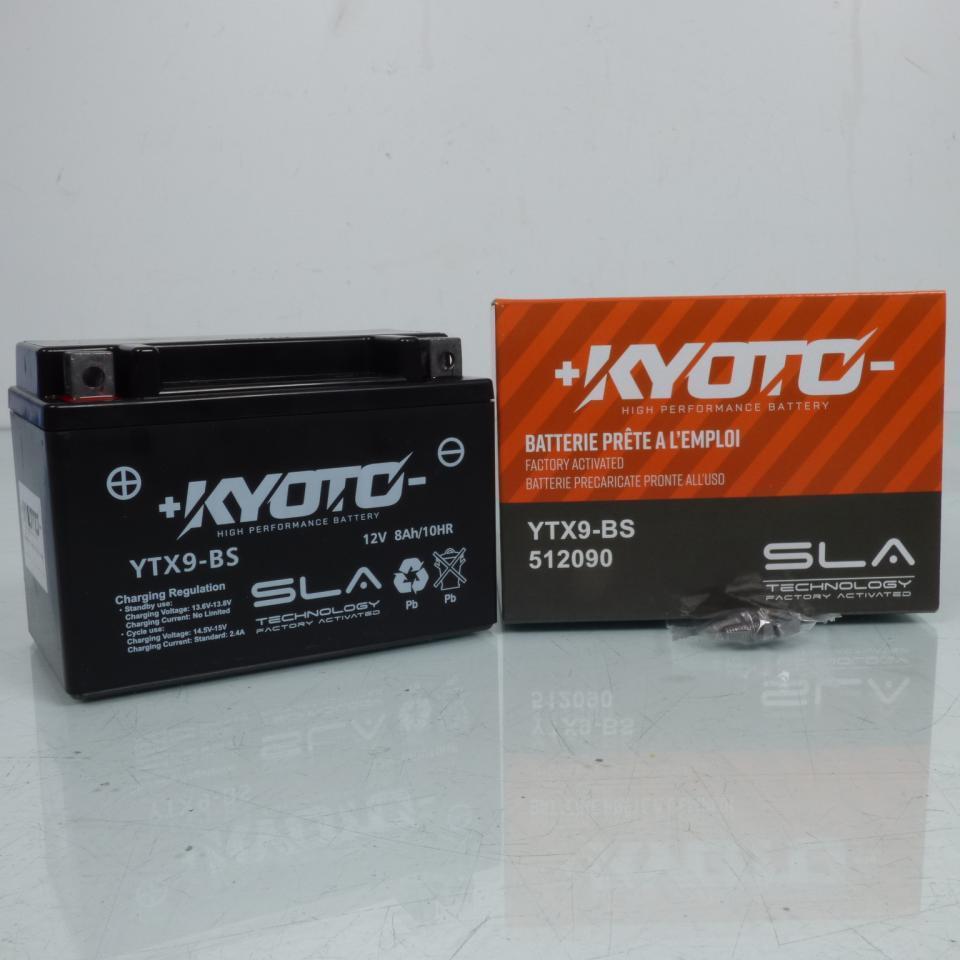 Batterie SLA Kyoto pour Moto Kawasaki 900 Zx-9 R Ninja 1998 à 2003 YTX9-BS SLA / 12V 8Ah Neuf