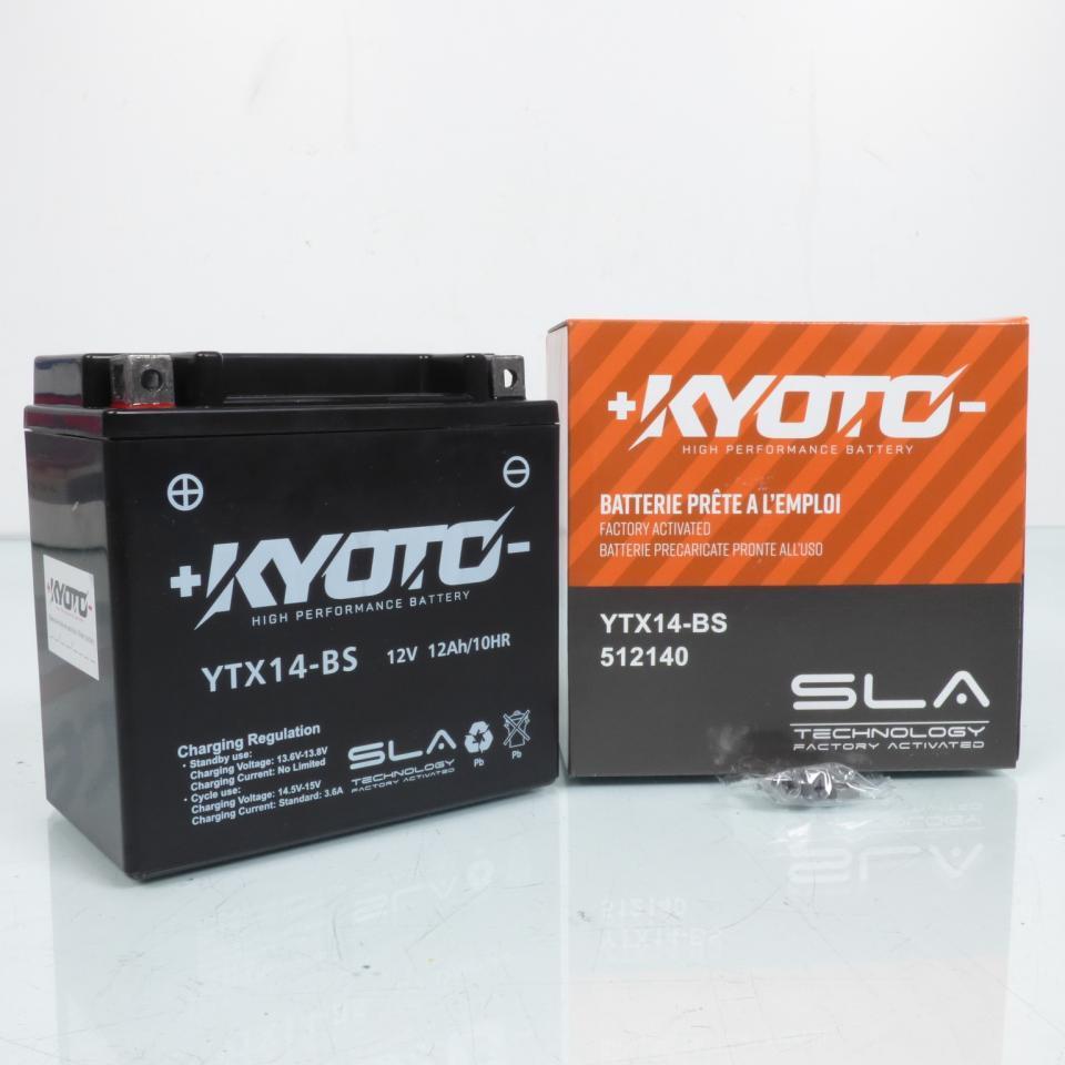 Batterie SLA Kyoto pour Moto Aprilia 750 Shiver 2008 à 2012 YTX14-BS Neuf