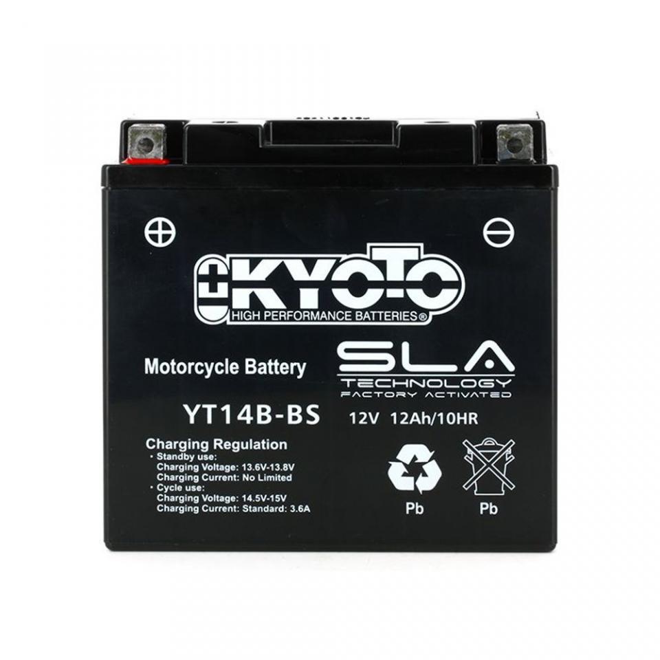 Batterie Kyoto pour Moto Yamaha 1300 Fjr A/As 2006 YT14B-BS SLA / 12V 12Ah Neuf