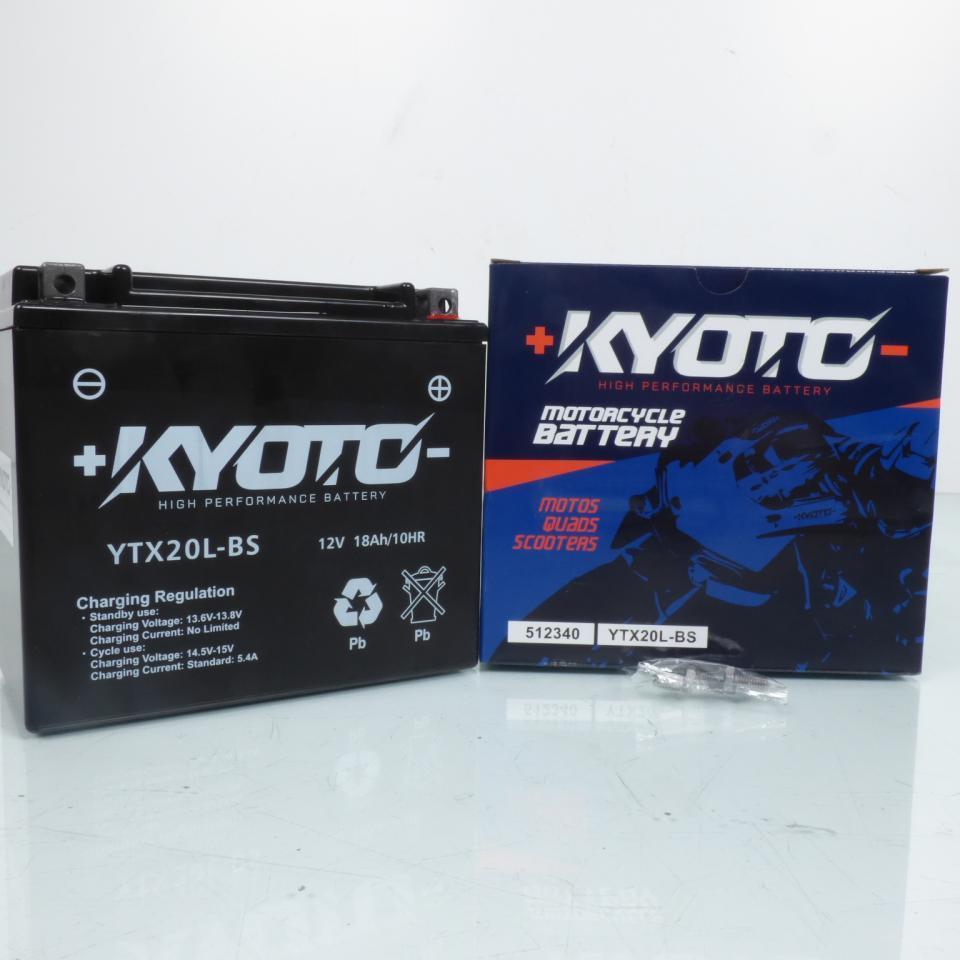 Batterie SLA Kyoto pour Quad CAN-AM 650 OUTLANDER EFI XT 4X4 2007 à 2017 YTX20L-BS SLA / 12V 18Ah Neuf
