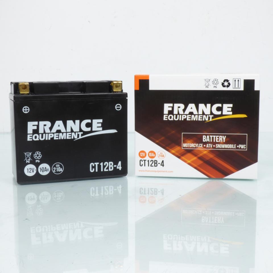 Batterie SLA France Equipement pour Moto Ducati 821 Hypermotard 2014 à 2015 YT12B-4 / 12V 11Ah Neuf