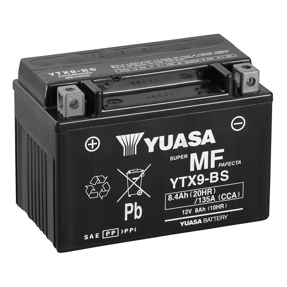 Batterie SLA Yuasa pour Moto Suzuki 250 DL V-strom 2018 à 2020 YTX9-BS / YTX9 / 12V 8.4Ah Neuf