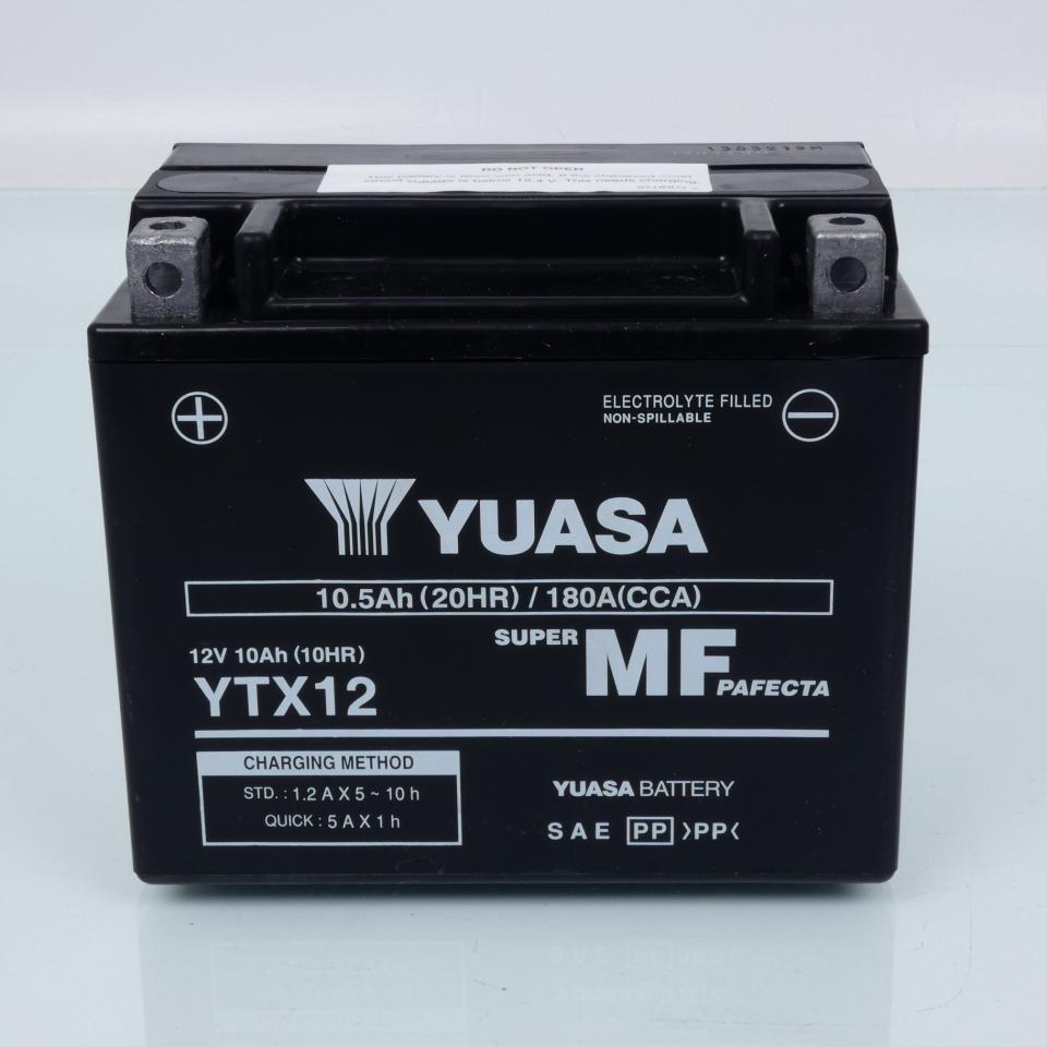 Batterie SLA Yuasa pour Quad Yamaha 300 YFM Grizzly 2012 à 2013 Neuf