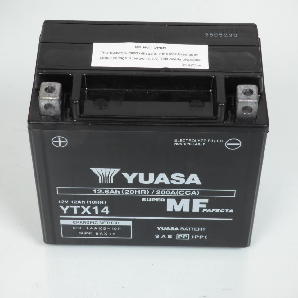 Batterie SLA Yuasa pour Moto Hyosung 650 GT 2007 à 2012 Neuf