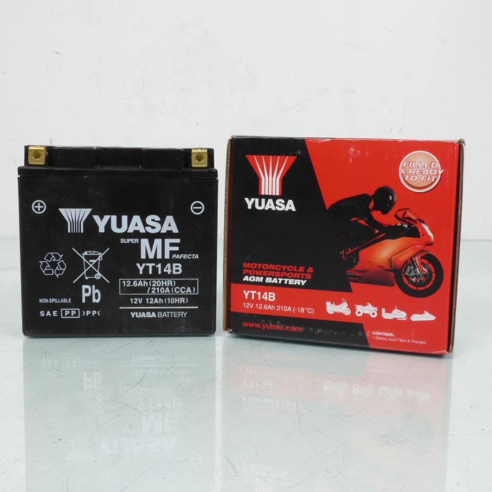 Batterie SLA Yuasa pour Moto Kawasaki 1100 GPZ ZX 1997 à 2000 Neuf