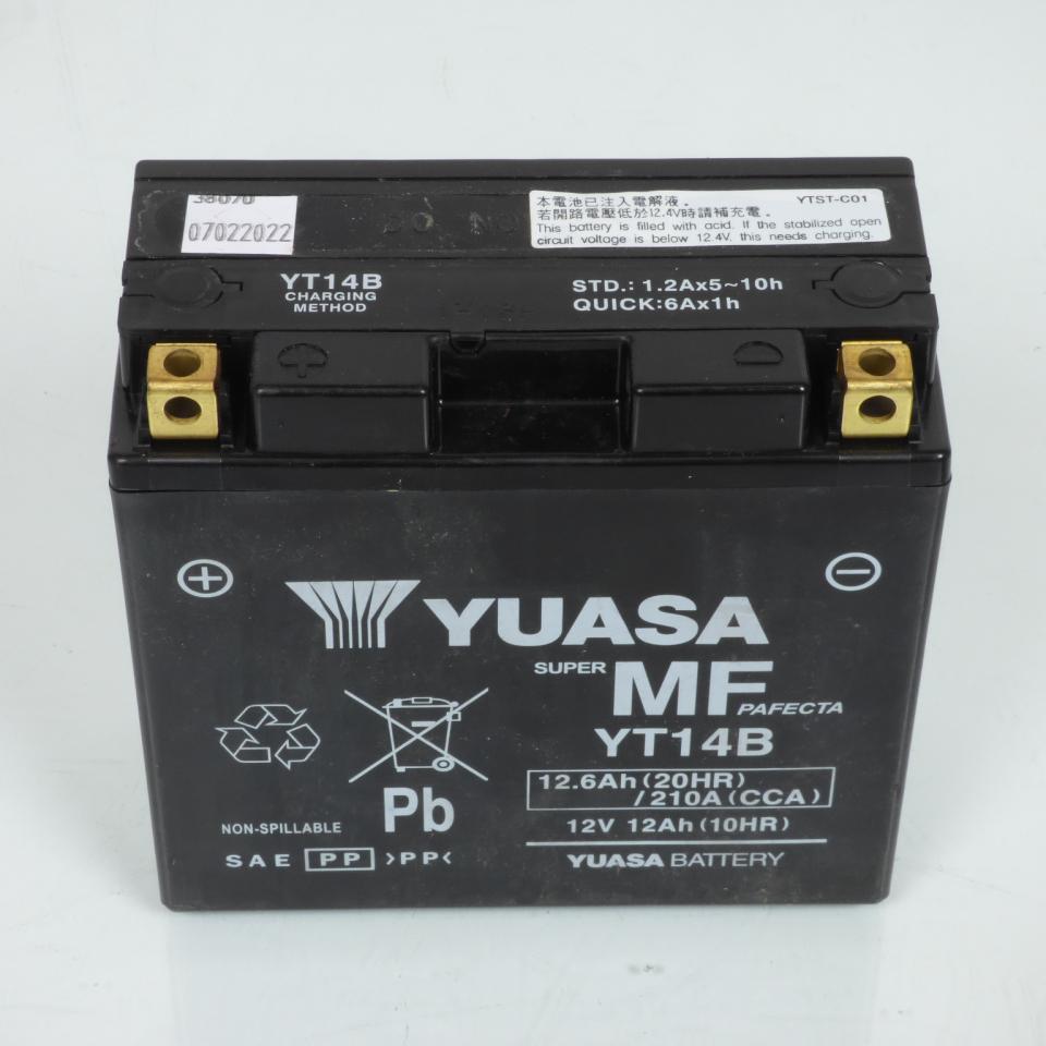 Batterie SLA Yuasa pour Moto Kawasaki 1400 Ninja 2006 à 2013 Neuf