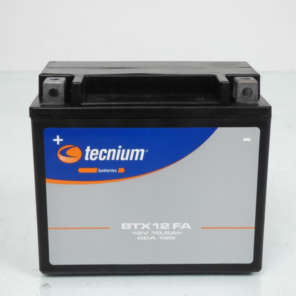 Batterie SLA Tecnium pour Moto Kawasaki 650 Er-6 N Avec Abs 2006 à 2011 YTX12-BS / 12V 10Ah Neuf