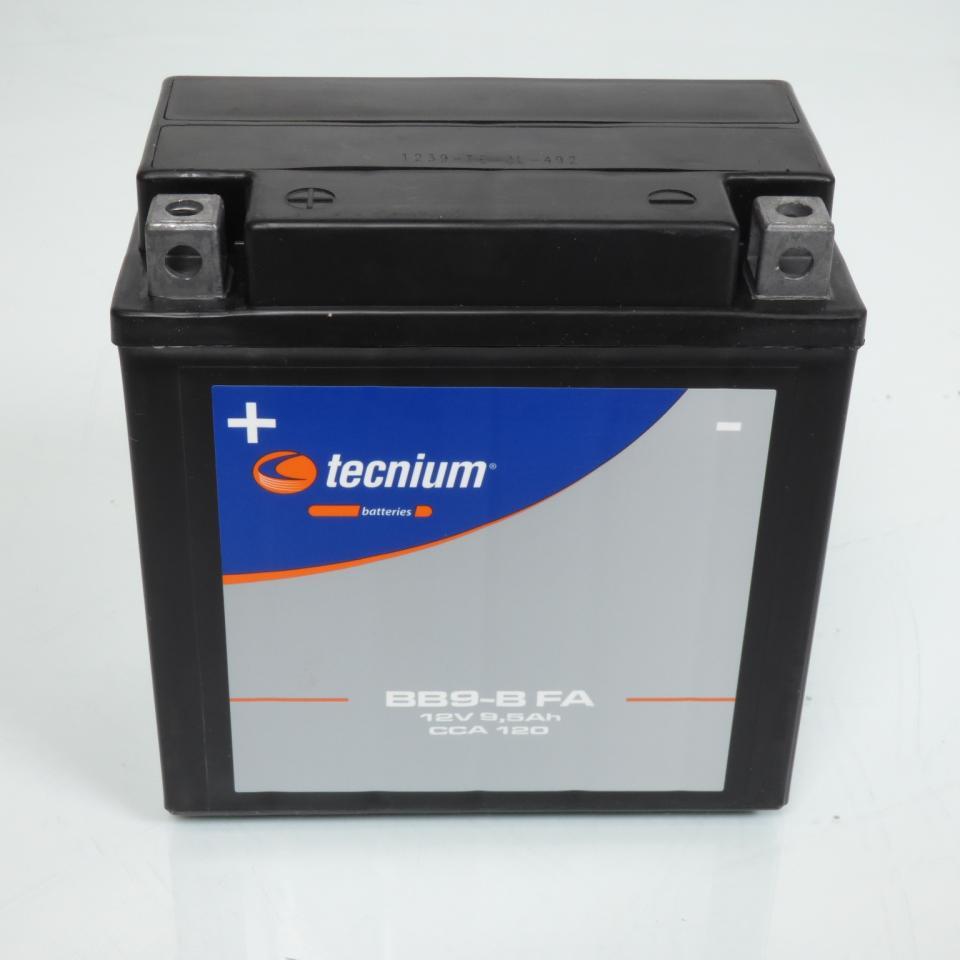 Batterie SLA Tecnium pour Moto Aprilia 125 Tuono 2004 à 2005 YB9-B / 12V 9Ah Neuf