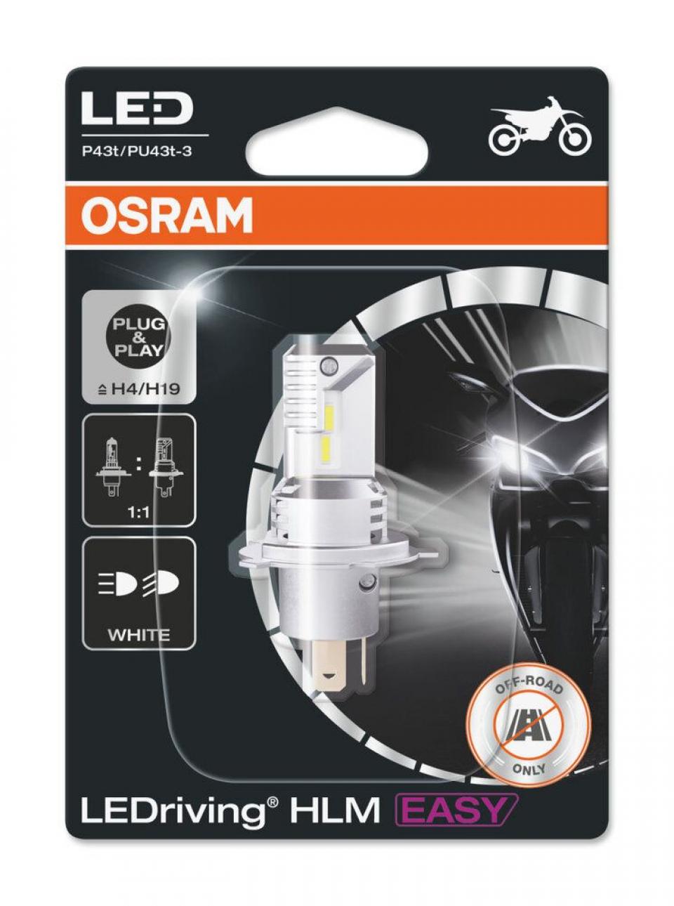 Ampoule Osram pour Scooter Piaggio 125 Beverly Après 2001 Neuf