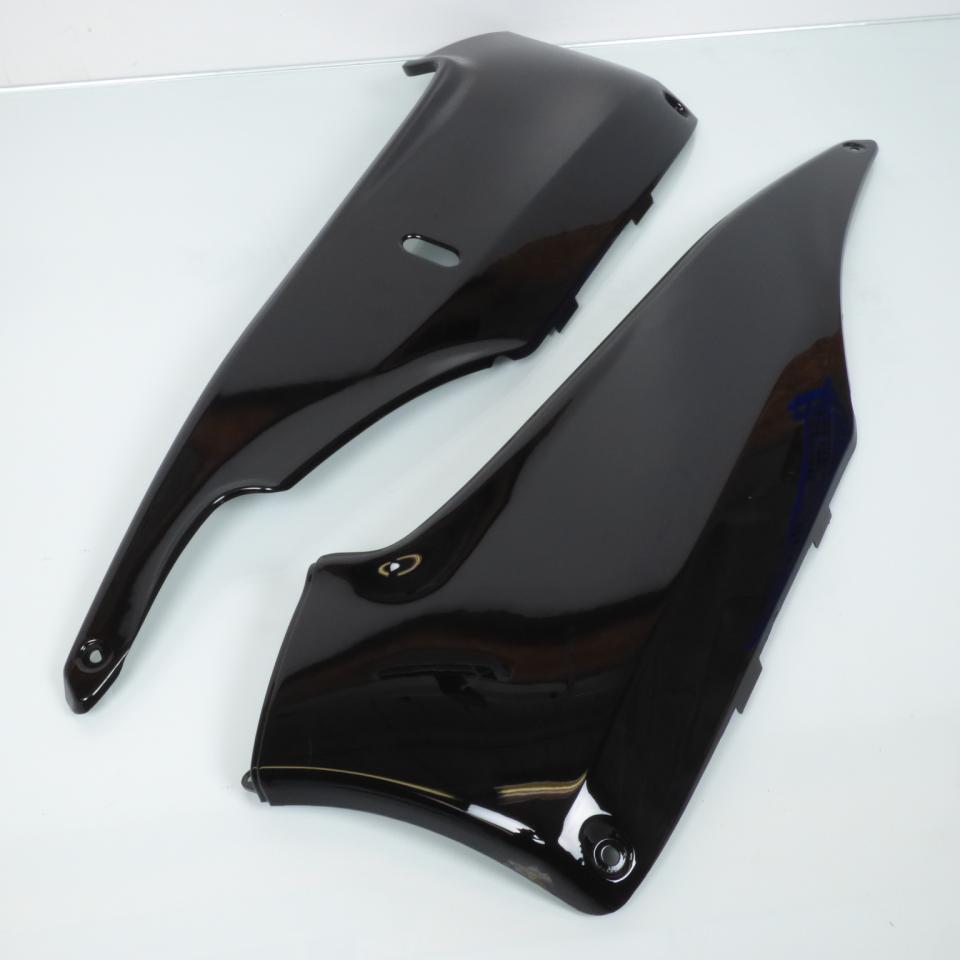 Sabot bas de caisse origine pour Scooter Yamaha 500 Tmax 2001 à 2007 paire noir brillant / plat Neuf