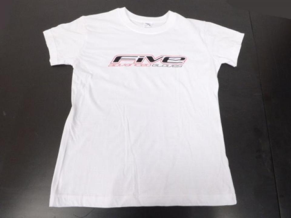 T-shirt pour moto Five Advanced Gloves Taille M 100% coton coloris blanc SG15F Neuf