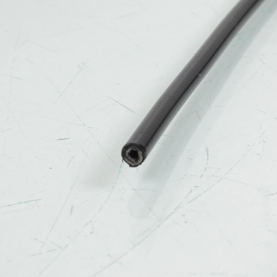 Petite gaine noire standard fil plat 26/10 insert nylon pour câble de gaz moto