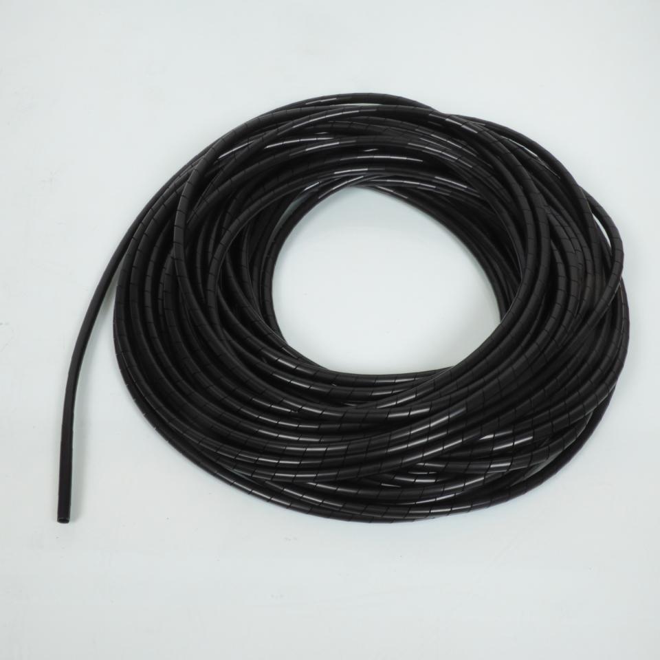 Gaine spiralée spirale 25m flexible Ø6mm pour câbles faisceaux électrique moto